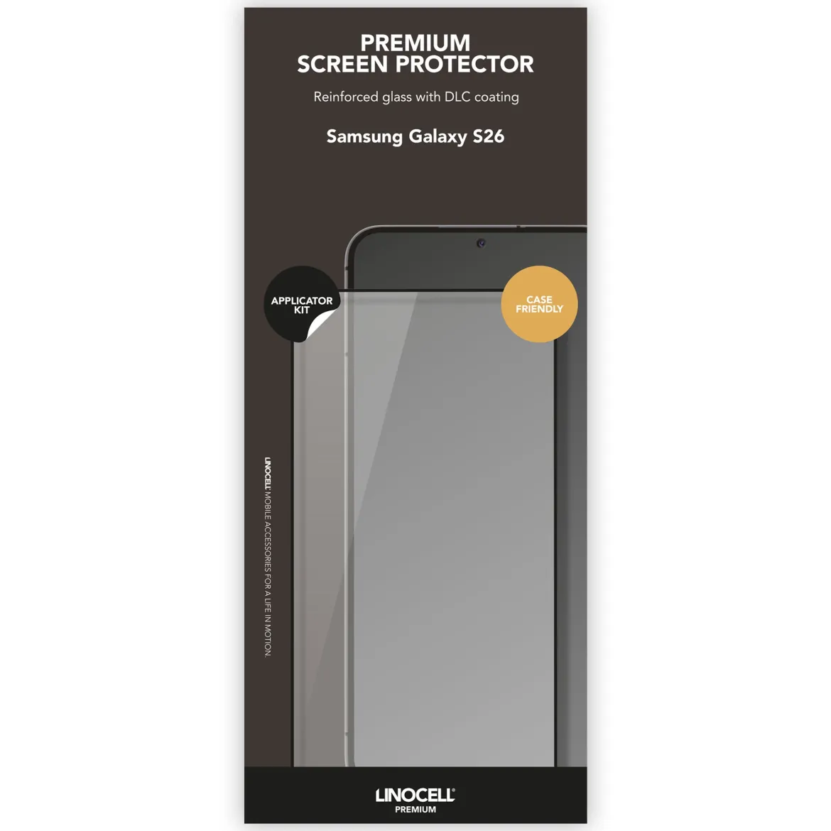 Linocell Premium Skærmbeskytter til Samsung Galaxy S26