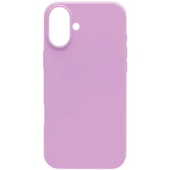 Linocell rubber case til iPhone 16 Plus - Lyserød