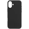 Linocell rubber case til iPhone 16 Plus - Sort