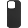 Linocell Rubber case til iPhone 16 Pro - Sort