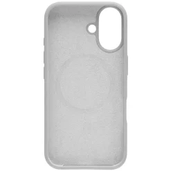 Linocell Rubber case til iPhone 16 - Grå