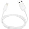 Linocell USB-A til Lightning-kabel - MFi - Hvid - 2 m