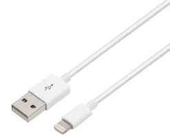 Linocell USB-A til Lightning-kabel - MFi - Hvid - 2 m