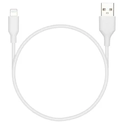 Linocell USB-A til Lightning-kabel - MFi - Hvid - 0,5 m