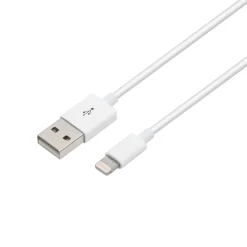 Linocell USB-A til Lightning-kabel - MFi - Hvid - 3 m