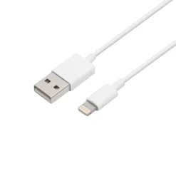 Linocell USB-A til Lightning-kabel - MFi - Hvid - 0,25 m
