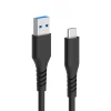 Linocell USB-A til USB-C 3.0-kabel - Sort - 3 m