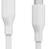 Linocell USB-C 2.0-kabel - 60 W - Hvid - 1 m
