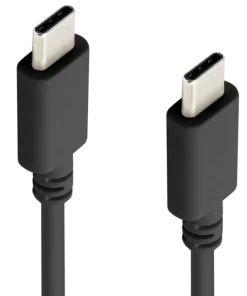 Linocell USB-C 2.0-kabel - 60 W - Sort - 1 m