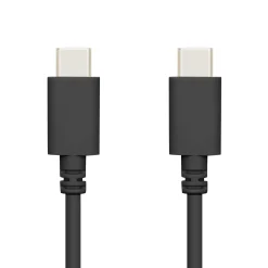 Linocell USB-C 2.0-kabel - 60 W - Sort - 0,5 m