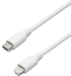 Linocell USB-C til Lightning-kabel - MFi - Hvid - 1 m