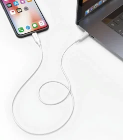 Linocell USB-C til Lightning-kabel - MFi - Hvid - 1 m