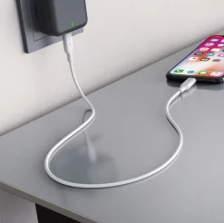 Linocell USB-C til Lightning-kabel - MFi - Hvid - 1 m