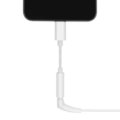 Linocell USB-C til 3,5 mm - Hvid