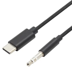 Linocell USB-C til 3,5 mm-kabel 1 m Sort