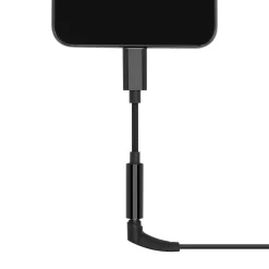 Linocell USB-C til 3,5 mm - Sort