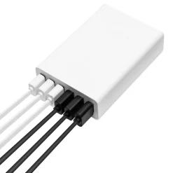 Linocell USB-opladestation 6 porte - Hvid