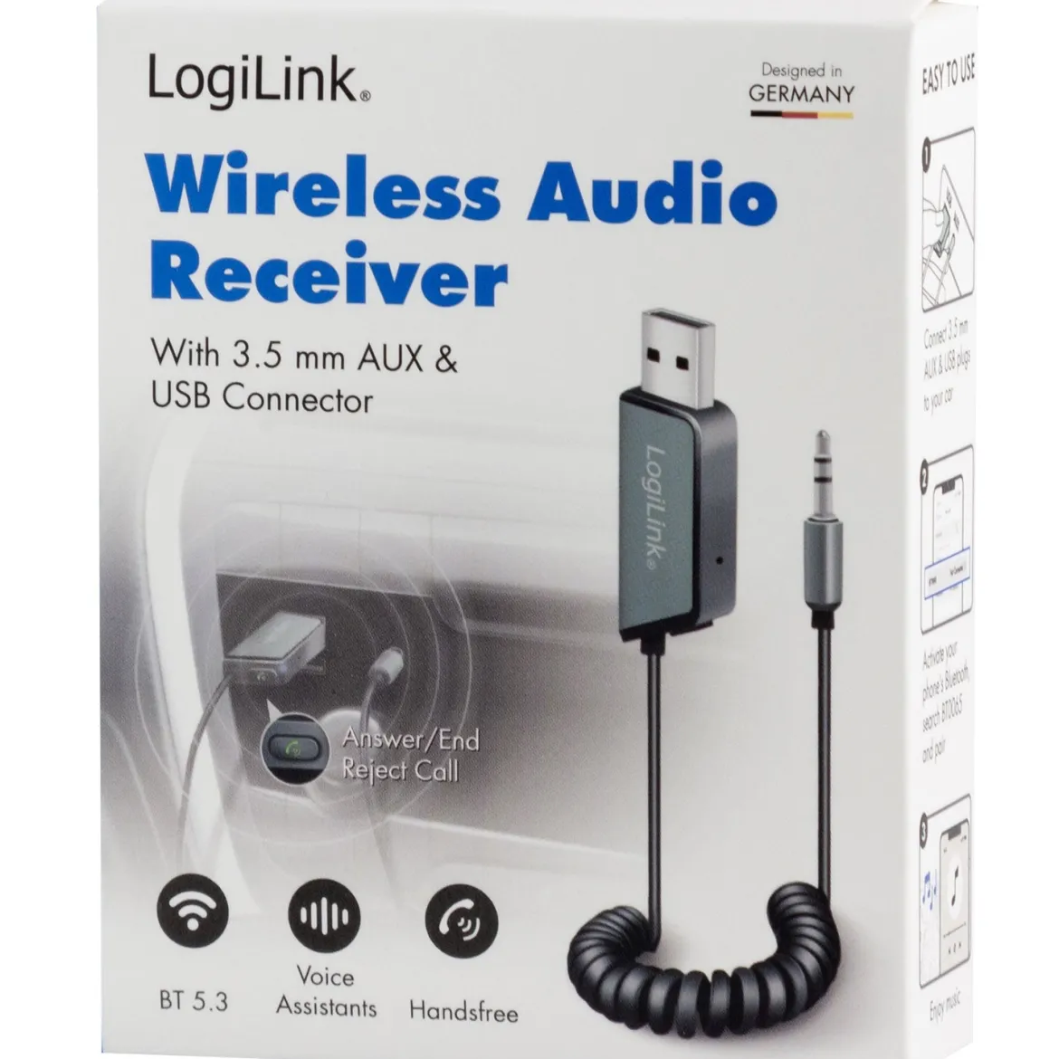 LogiLink Bluetooth 5.3 lydmodtager