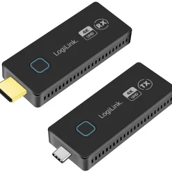 LogiLink HDW0104 trådløs 4K videooverførsel: USB-C til HDMI (30 m)