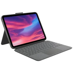 Logitech Combo Touch tastaturcover til iPad (10. gen) og iPad (A16), Grå