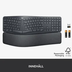 Logitech Ergo K860 ergonomisk trådløst tastatur