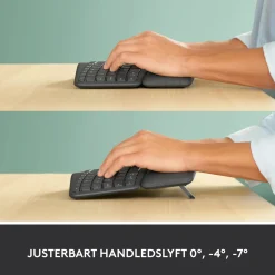 Logitech Ergo K860 ergonomisk trådløst tastatur