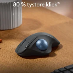 Logitech Ergo M575S trådløs trackball-mus, Graphite