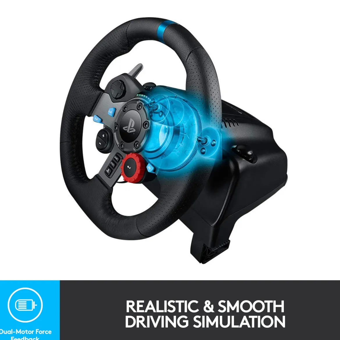 Logitech G 29 Driving Force Rat til Playstation og PC