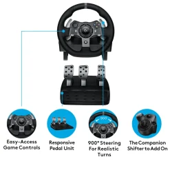 Logitech G 920 Driving Force Rat til Xbox og PC