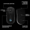Logitech G Pro 2 Trådløs gaming-mus til professionelle - Sort