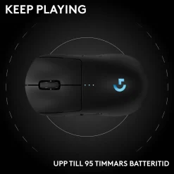 Logitech G Pro 2 Trådløs gaming-mus til professionelle - Sort