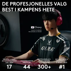Logitech G Pro 2 Trådløs gaming-mus til professionelle - Sort