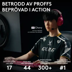 Logitech G Pro 2 Trådløs gaming-mus til professionelle - Sort