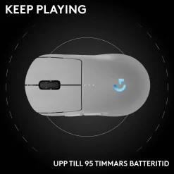 Logitech G Pro 2 Trådløs gaming-mus til professionelle - Hvid
