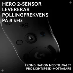 Logitech G Pro 2 Trådløs gaming-mus til professionelle - Hvid