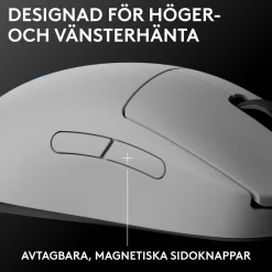 Logitech G Pro 2 Trådløs gaming-mus til professionelle - Hvid