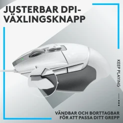 Logitech G 502 X Gamingmus - Hvid