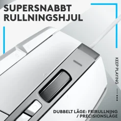 Logitech G 502 X Gamingmus - Hvid
