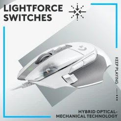 Logitech G 502 X Gamingmus - Hvid