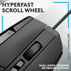 Logitech G 502 X Gamingmus - Sort