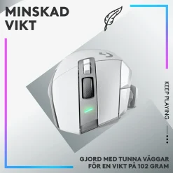 Logitech G 502 X Lightspeed Trådløs gamingmus - Hvid