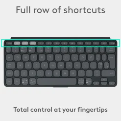Logitech Keys-To-Go 2 bærbart Bluetooth-tastatur, Sort