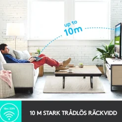 Logitech K400 Plus Trådløst tastatur med touchpad