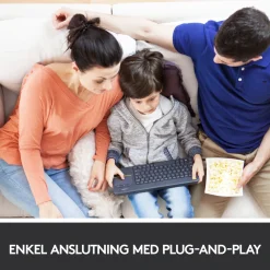 Logitech K400 Plus Trådløst tastatur med touchpad