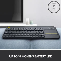 Logitech K400 Plus Trådløst tastatur med touchpad