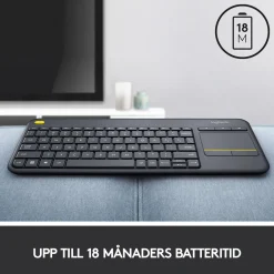 Logitech K400 Plus Trådløst tastatur med touchpad