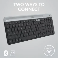 Logitech K580 Slim trådløst tastatur til flere enheder