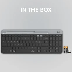 Logitech K580 Slim trådløst tastatur til flere enheder