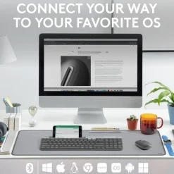 Logitech K580 Slim trådløst tastatur til flere enheder