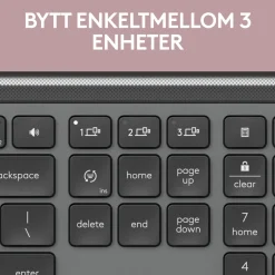 Logitech MK950 Signature Slim Trådløst tastatur og mus